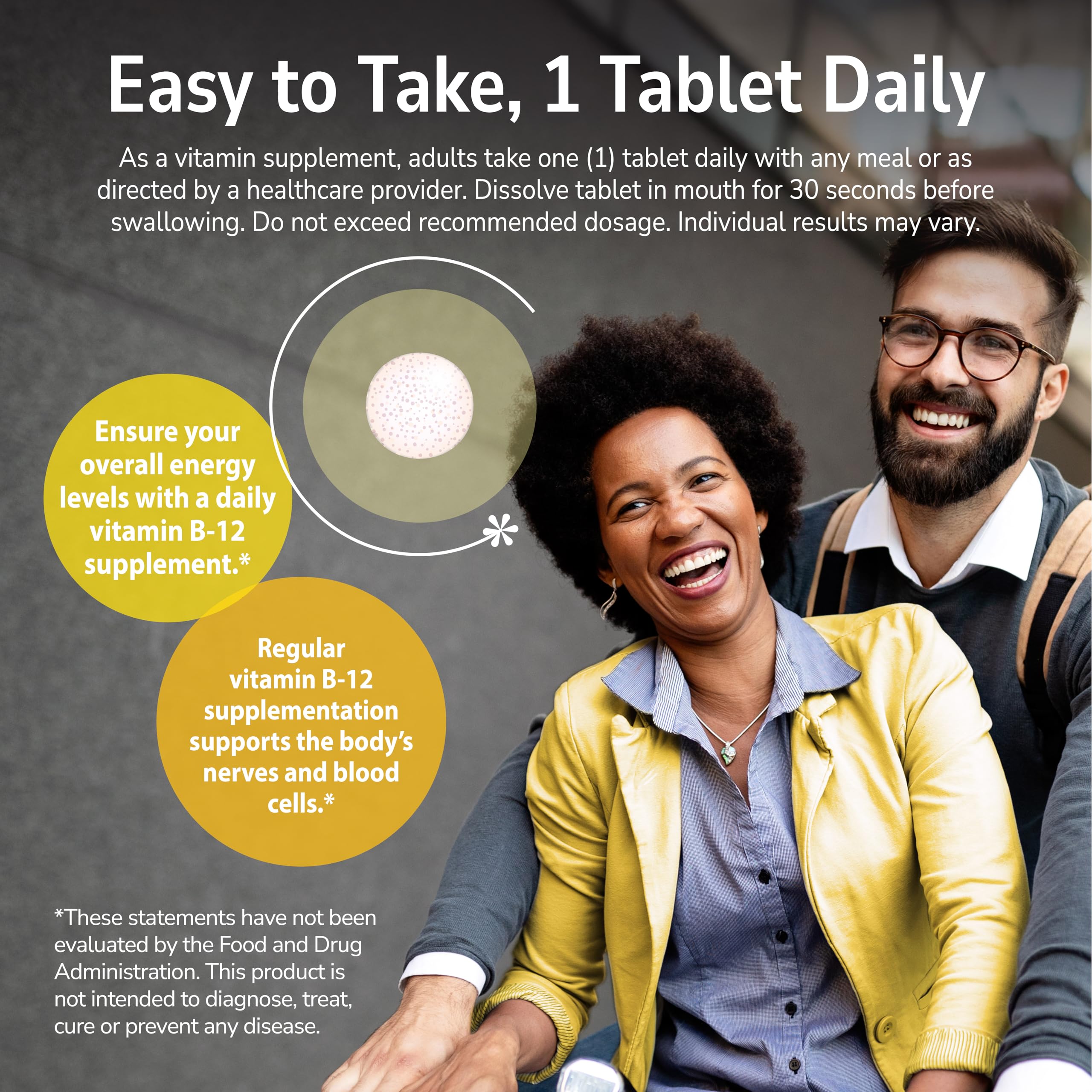 21st Century B-12 2500mcg Sublingual Tablets, High Potency, 110 Count — Amazon image 6