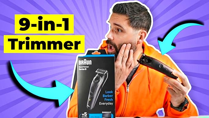新品　ブラウン　Braun　All-in-One 5 Trimmer 9in1 BRAUN 9-in-1 Styling Kit All-In-One Trimmer 5 For Hair Beard
