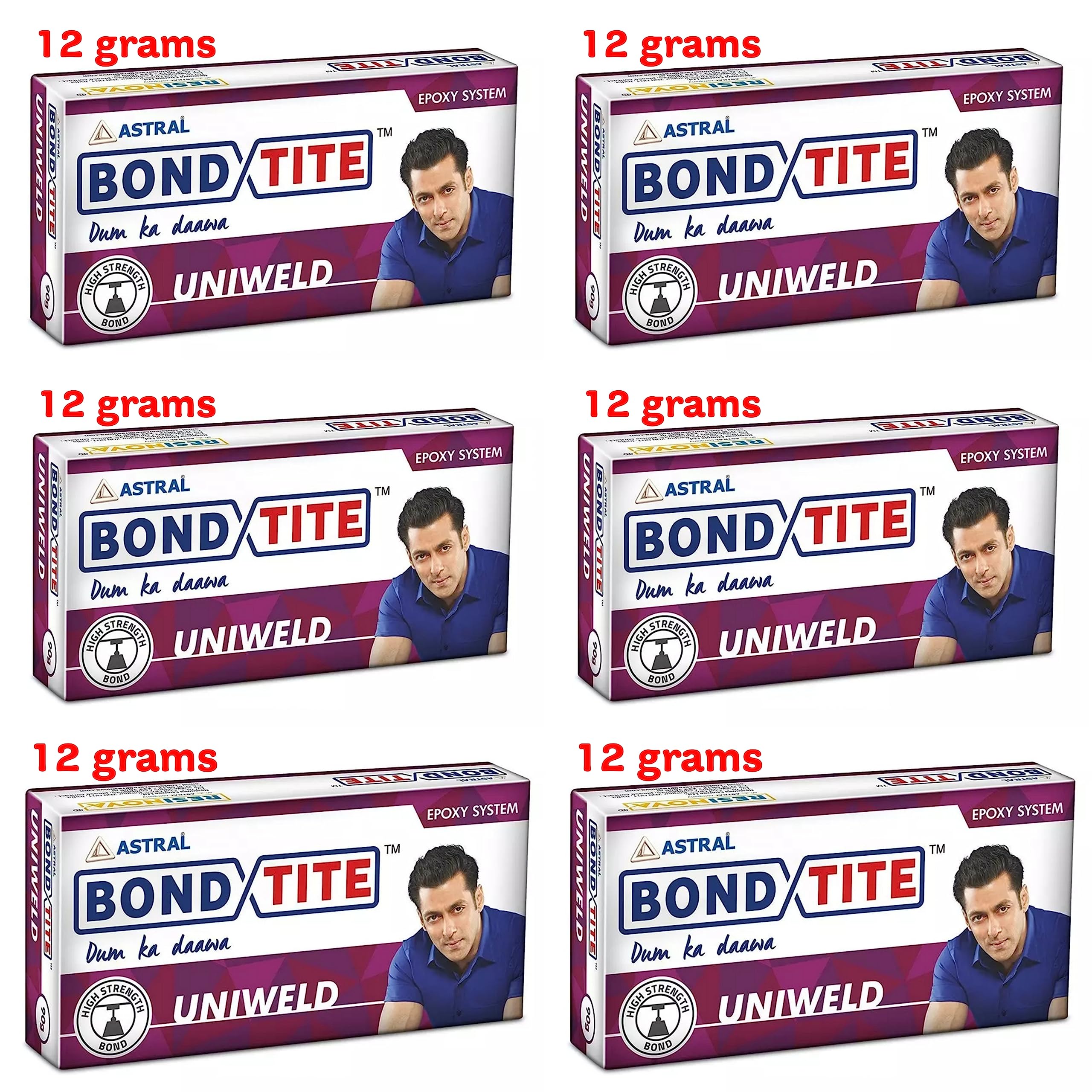 Bond Tite Uniweld - Astral Adhesive - 12 grams - Pack of 6 (B0C74V4P2R) Amazon Price History, Amazon Price Tracker