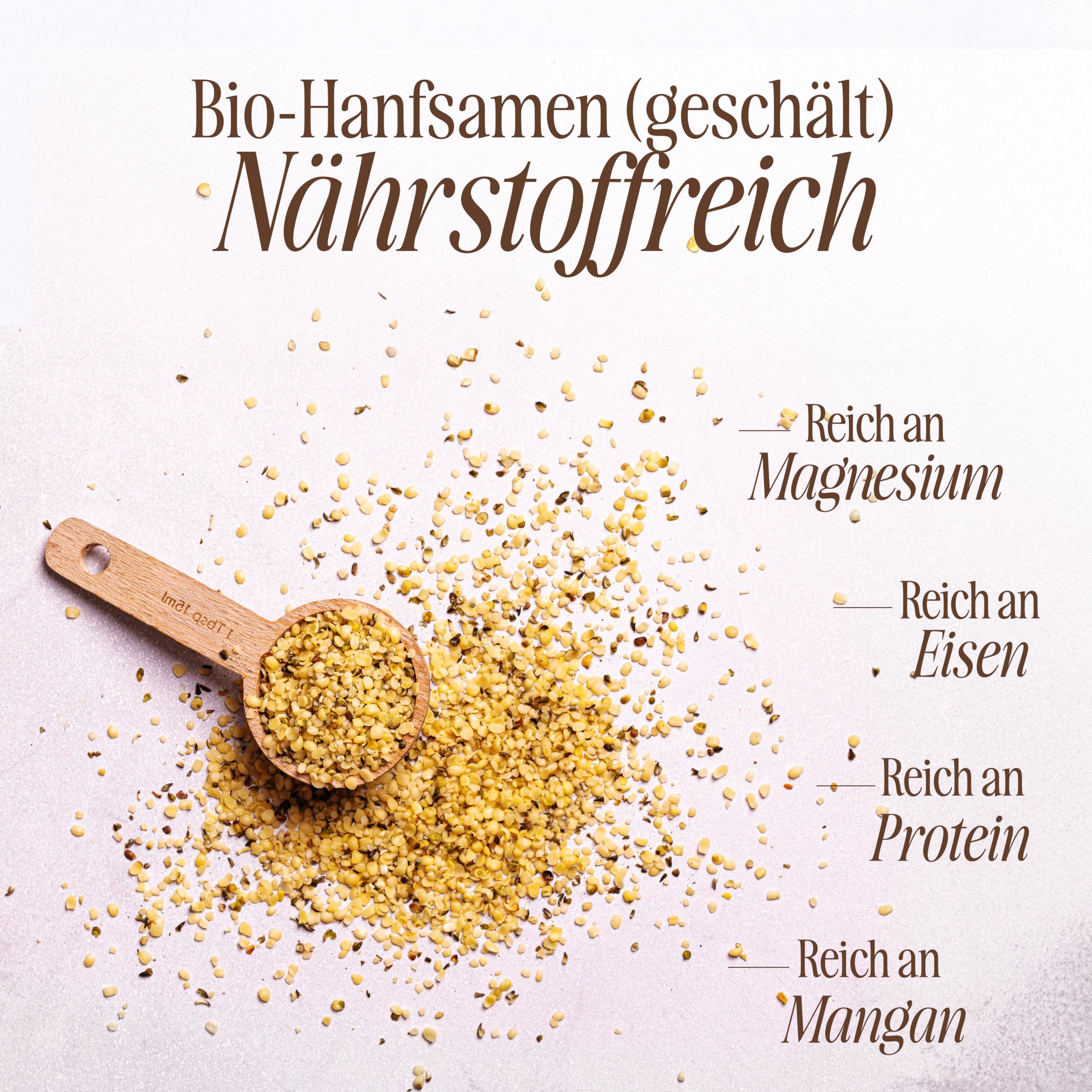 Sevenhills Wholefoods Rohen Geschälte Hanfsamen Bio 1kg