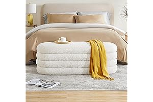 Aesthetic Storage Ottoman Bench for a Refined Home Oasis