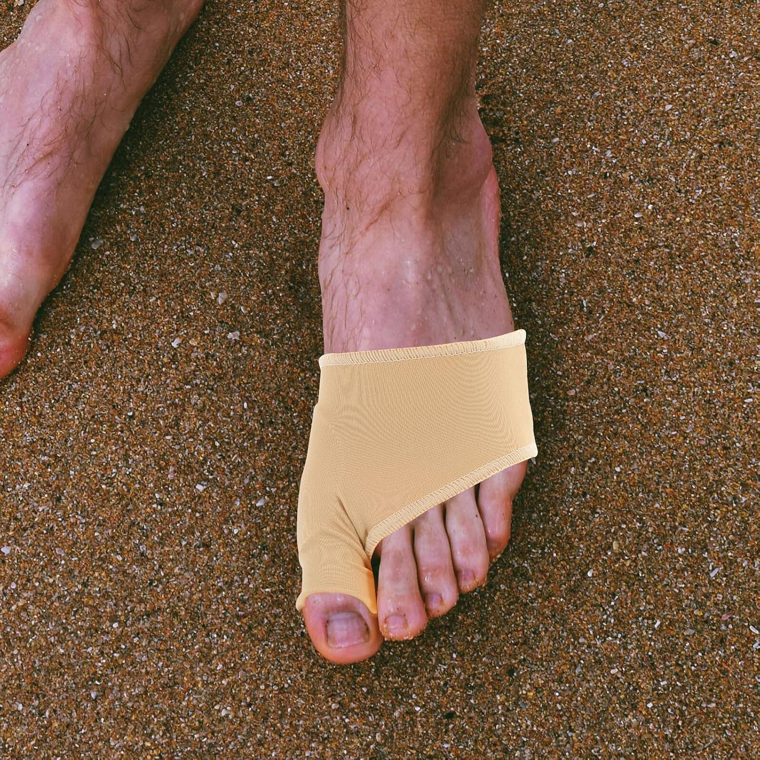 Big Brace for Hallux Valgus Correction, Stretch Fabric Metatarsal Guards, Breathable Caps for Women and Men, Day and Night Bunion Splint for Foot Relief