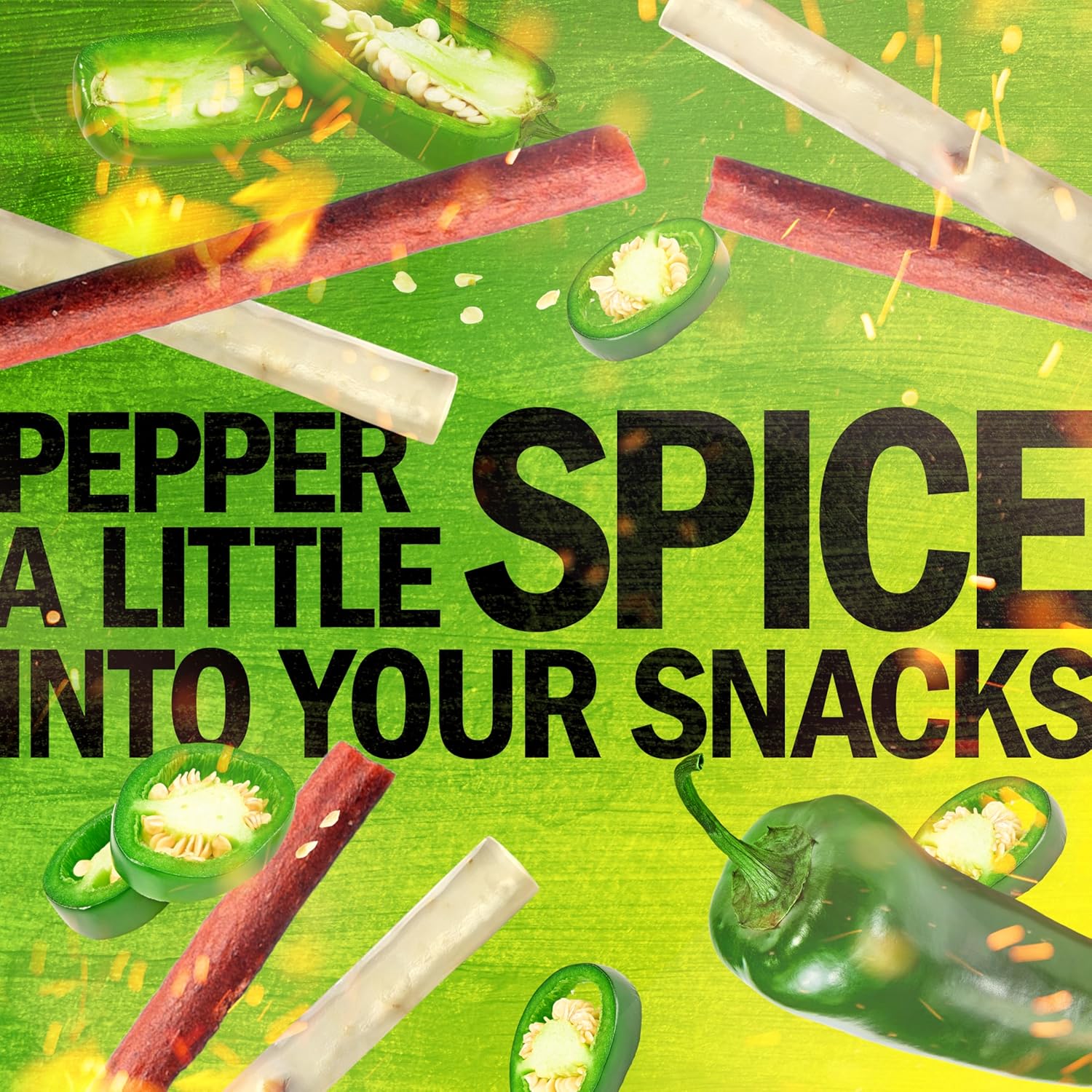 Jack Link's Jalapeno Beef & Cheese Combo, Spicy Snack Pack, Made with 100% Beef and Real Wisconsin Cheese, 8g protein, Individually Wrapped Snacks - 1.2 Ounce (Pack of 16)