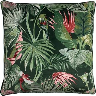furn. Amazon Creatures Cushion Cover, Jade, 50 x 50cm