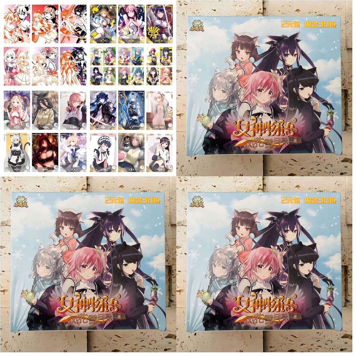 540 Pcs Goddess Story TCG Collection Cards, Booster Box