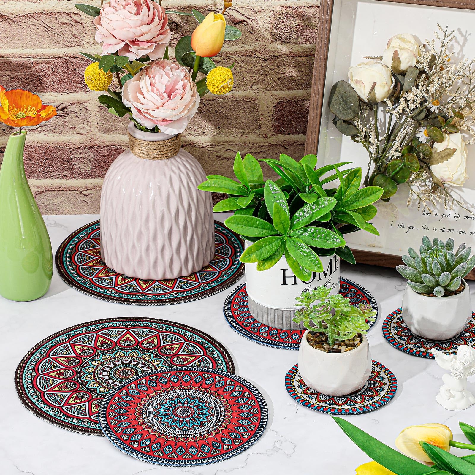 置物 Mountain Research \"Pot Mat\" Plant Mats/Coasters: Round/Square | WeatherTech