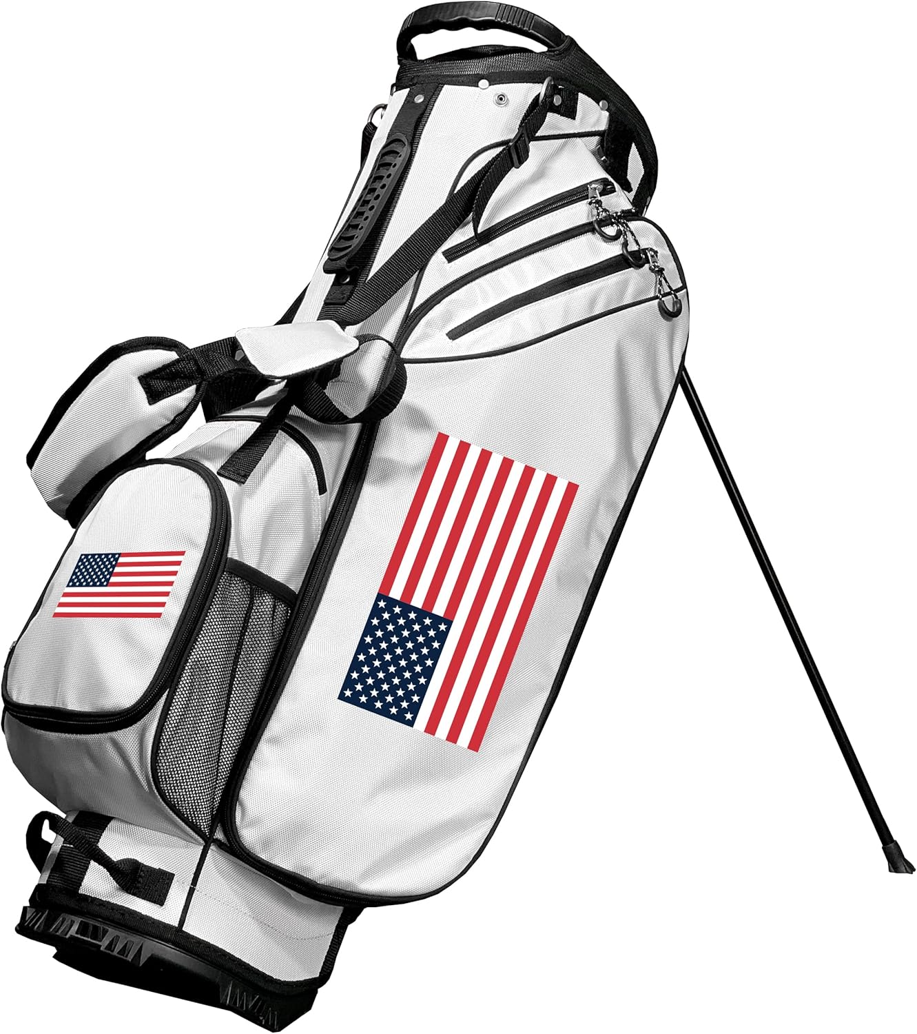Team Golf NCAA Team Golf NCAA Birdie Stand Golf Bag, Lightweight, 14-Way Club Divider, Spring Action Stand, Insulated Cooler Pocket, Velcro Glove and Umbrella Holder & Padded Handles