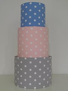 STARS STARS STARS Handmade Lampshade Lightshade Choice of Colours