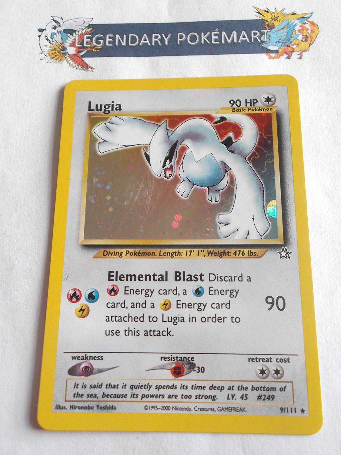 Buy Lugia - Neo Genesis - 9 [Toy] Online Australia | Ubuy