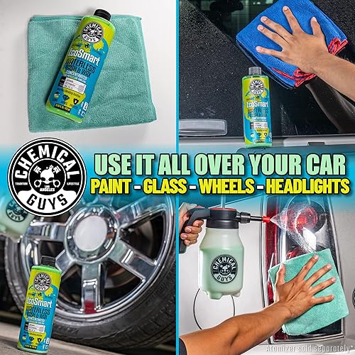 Miniatura 11 de Chemical Guys - Concentrado EcoSmart-RU de limpiador y cera en aerosol WAC_707RU_16, sin agua, listo para usar, seguro para automóviles, camiones