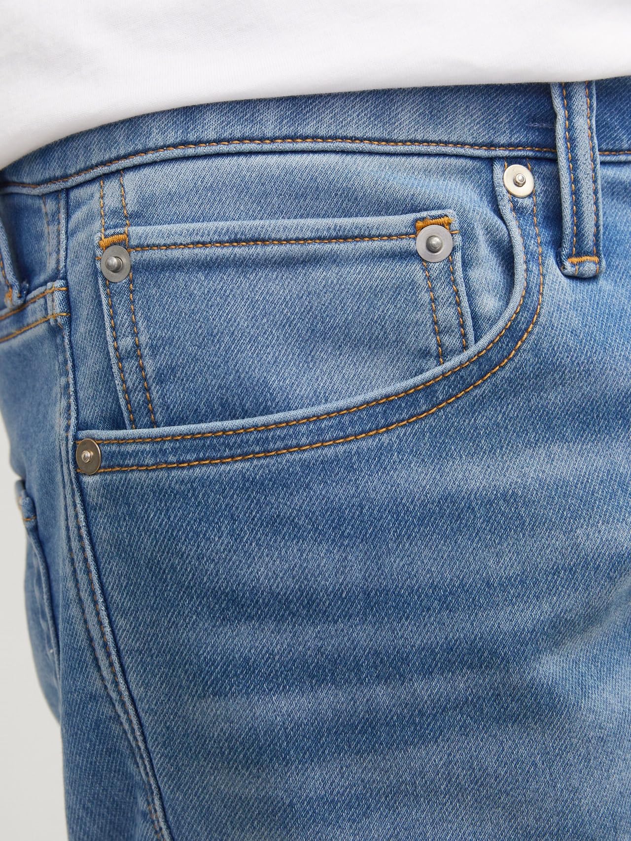 Jack & Jones Jjirick Jjicon - Pantalones Cortos GE 709 I.k Ss24 Sn - Pantalones Vaqueros Cortos Hombre
