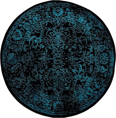 Miniatura 27 de Safavieh colección Adirondack - Alfombra de área, 8 x 10 pies, gris pizarra y marfil, diseño oriental desgastado, no desprende pelusa, fácil