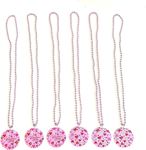 Miniatura 2 de 12 piezas de cuentas en forma de corazón para el día de San Valentín, collares de boda amor dulce collar de despedida de soltera collares recuerdos