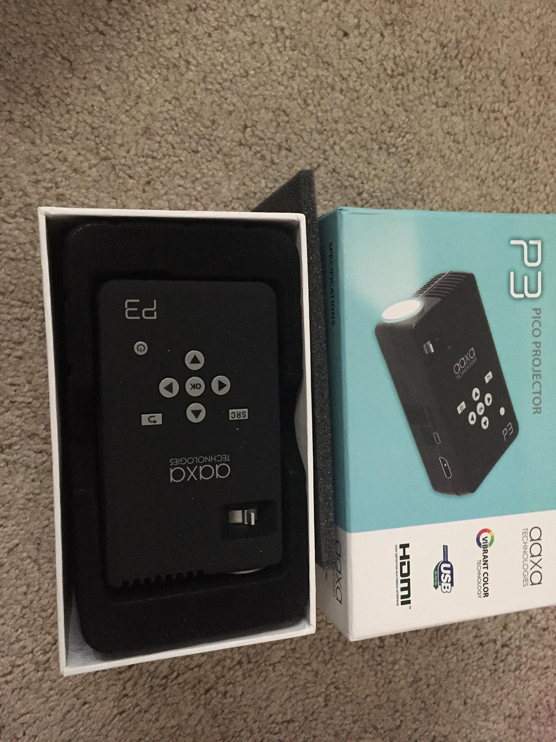 Amazon.com: AAXA KP400-01 P3 Pico Pocket Projector with 50 Lumens LED ...