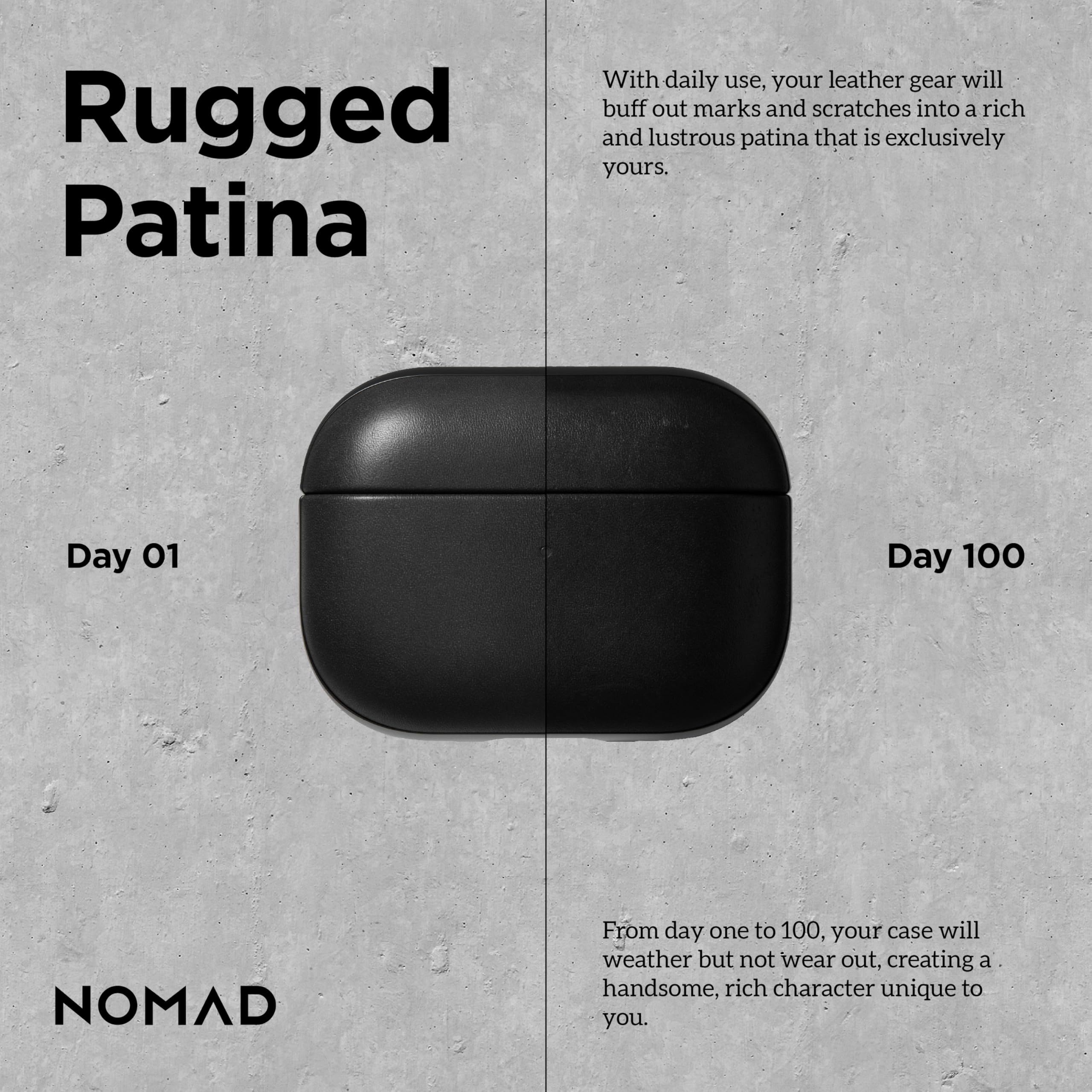 Amazon.com: Nomad Airpods Pro 2 Case in Black Leather Case Cover