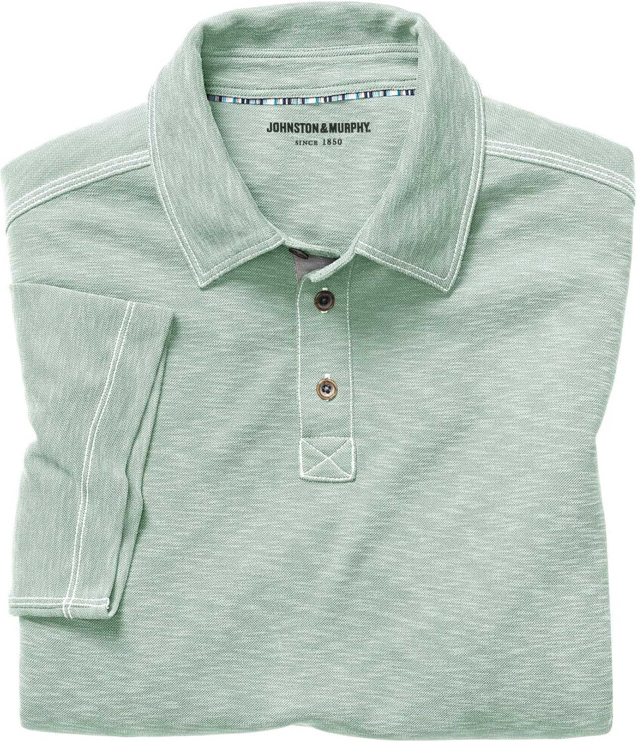 Johnston & Murphy Vintage Slub Polo