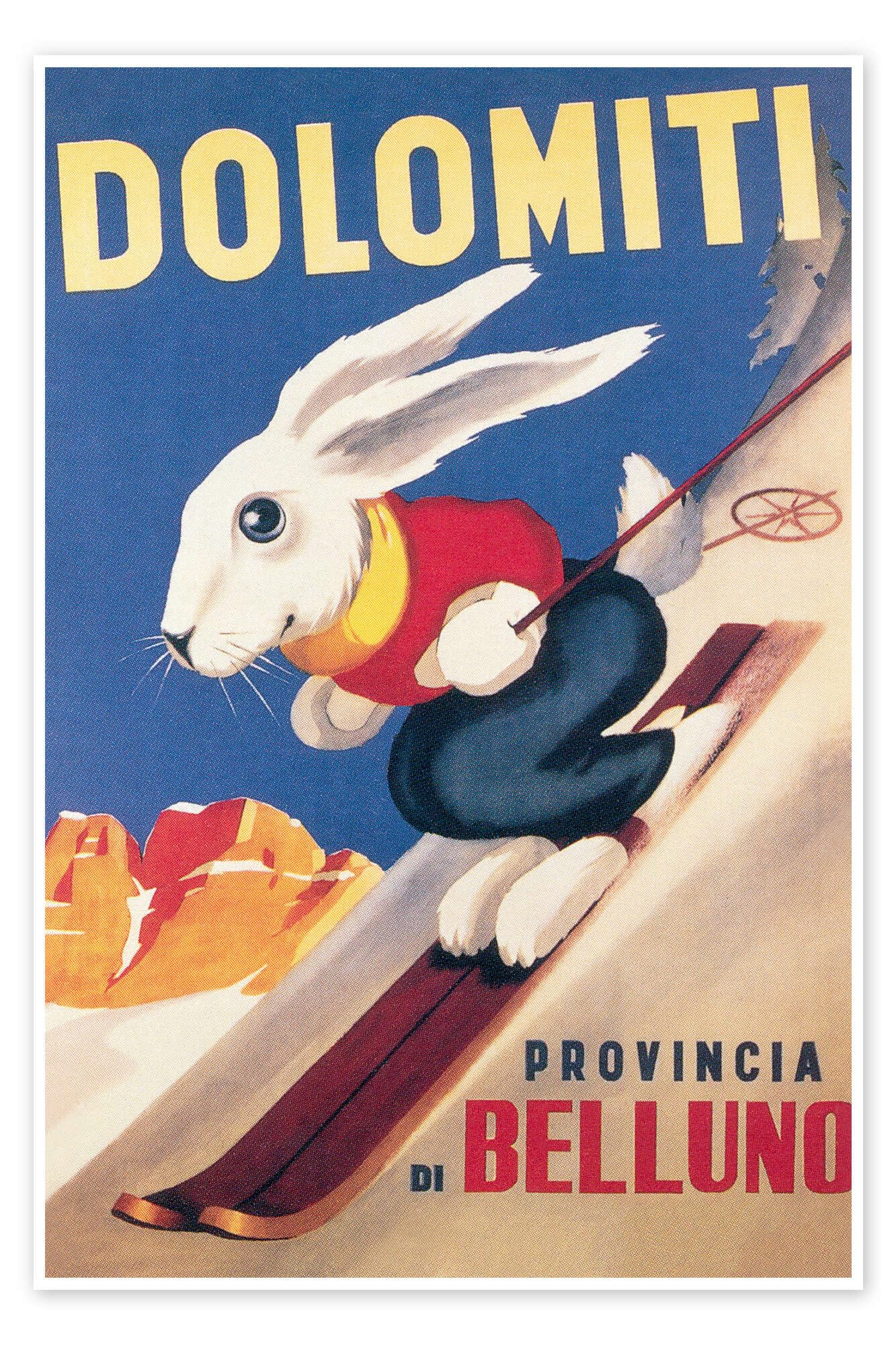Posterlounge Dolomiti (italiano) Póster