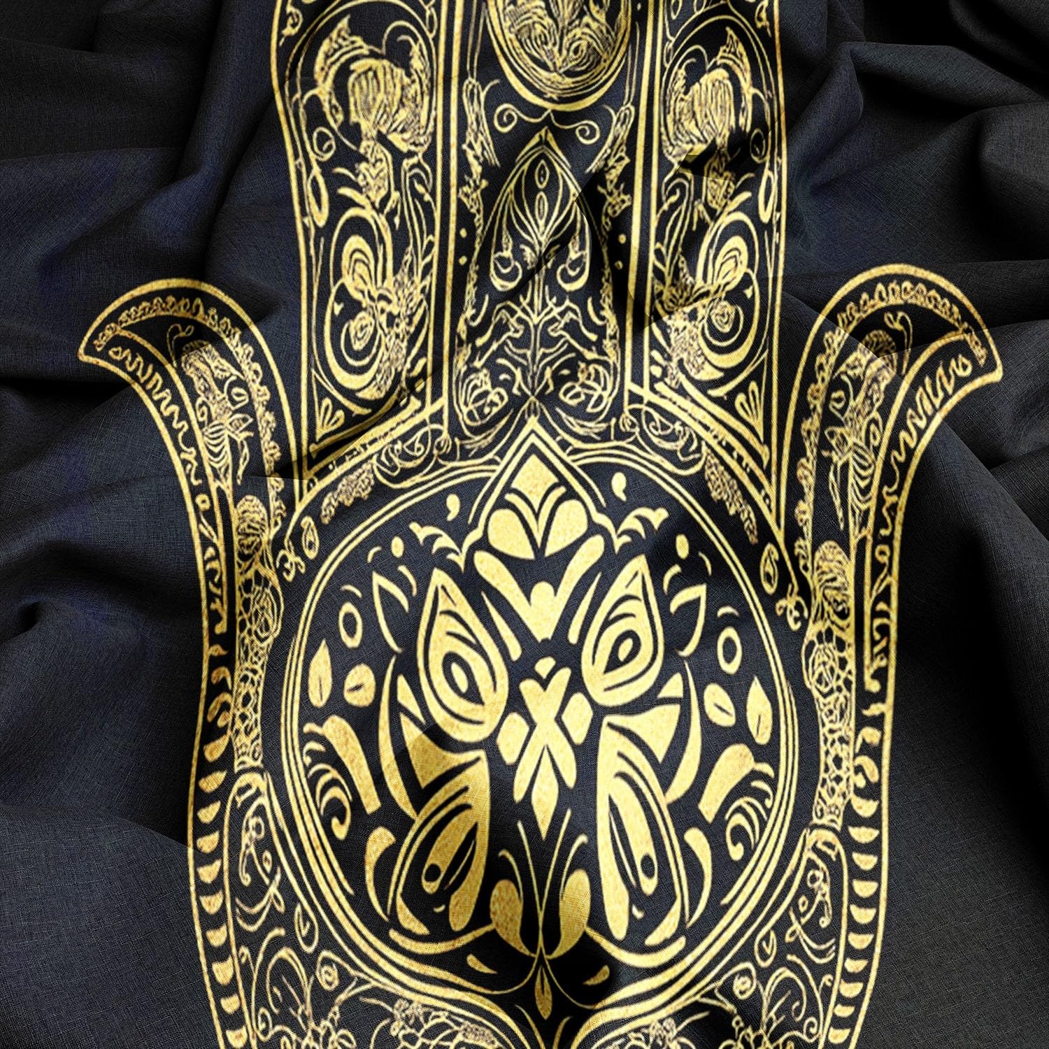 Lenzuolo con angoli 3 pezzi stampato 160 x 202 cm Motivo floreale oro Lenzuolo con angoli extra profondo Oro Lenzuola con angoli con federe in microfibra spazzolata