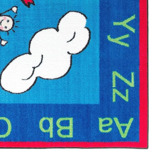 Miniatura 17 de Flagship Carpets Happy World - Alfombra educativa para el aula de los niños, el hogar y la escuela sala de juegos o dormitorio de los niños, 3 x 5