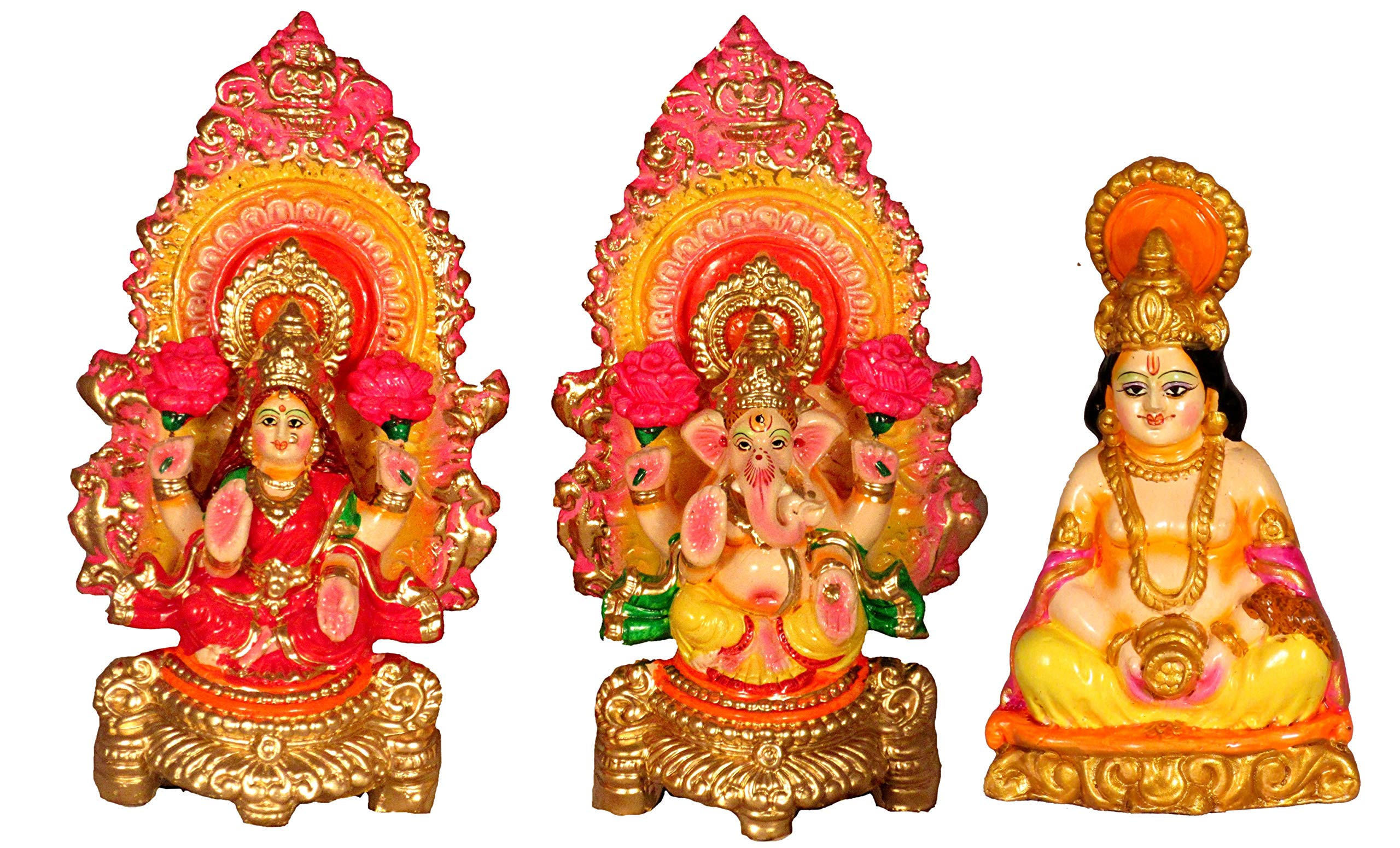 Buy Suninow Terracotta Laxmi Ganesh Statue
