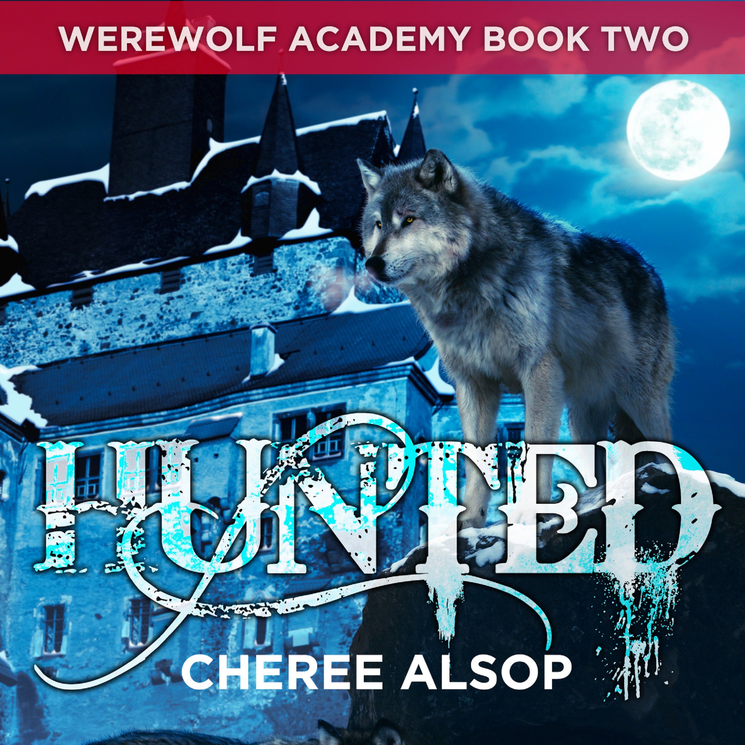 Cover art for Hunted: Werewolf Academy, Book 2
