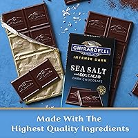 Vista 34 de GHIRARDELLI Barra de chocolate negro intenso, 72% cacao, regalos de chocolate para el día de San Valentín, barra de 3.5 onzas
