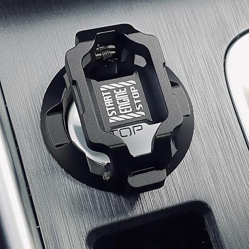 Miniatura 2 de Cubierta para botón de arranque a presión del motor del automóvil, cubierta para botón de arranque, cubierta de botón de encendido, protector