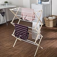 Vista 4 de Honey-Can-Do - Tendedero de madera para ropa.