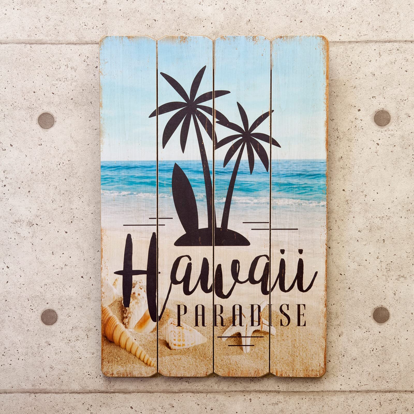 Amazon.co.jp: 【Hawaii Paradise】○o。ハワイアン*木製壁掛け*Hawaii 