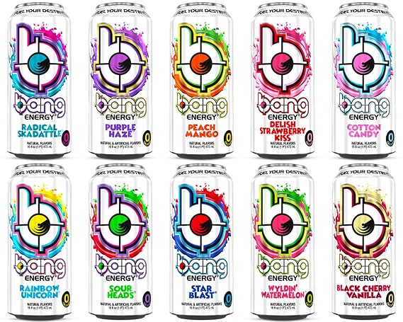 WESTERNMBY Bang Energy Cans, 16 Fl Oz, 12 Pack (Cotton Candy)