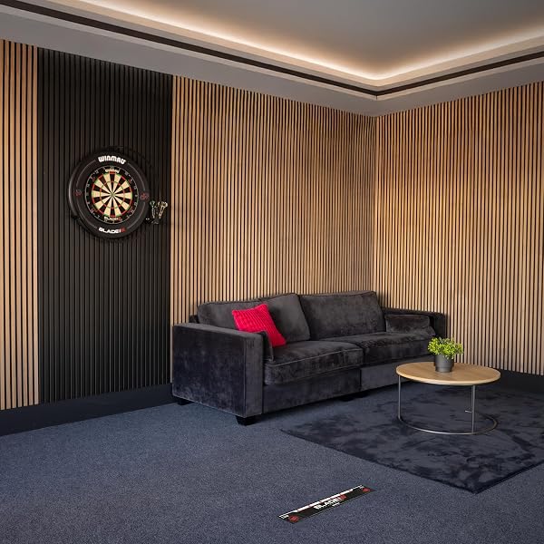 WINMAU - Fléchettes Oche Lignes - Marqueur de Ligne de Lancer Haute visibilité - Adhère à Toutes Les Surfaces dures - Modèles Disponibles: Blade 6, PDC, Man Cave Or Verte - 5