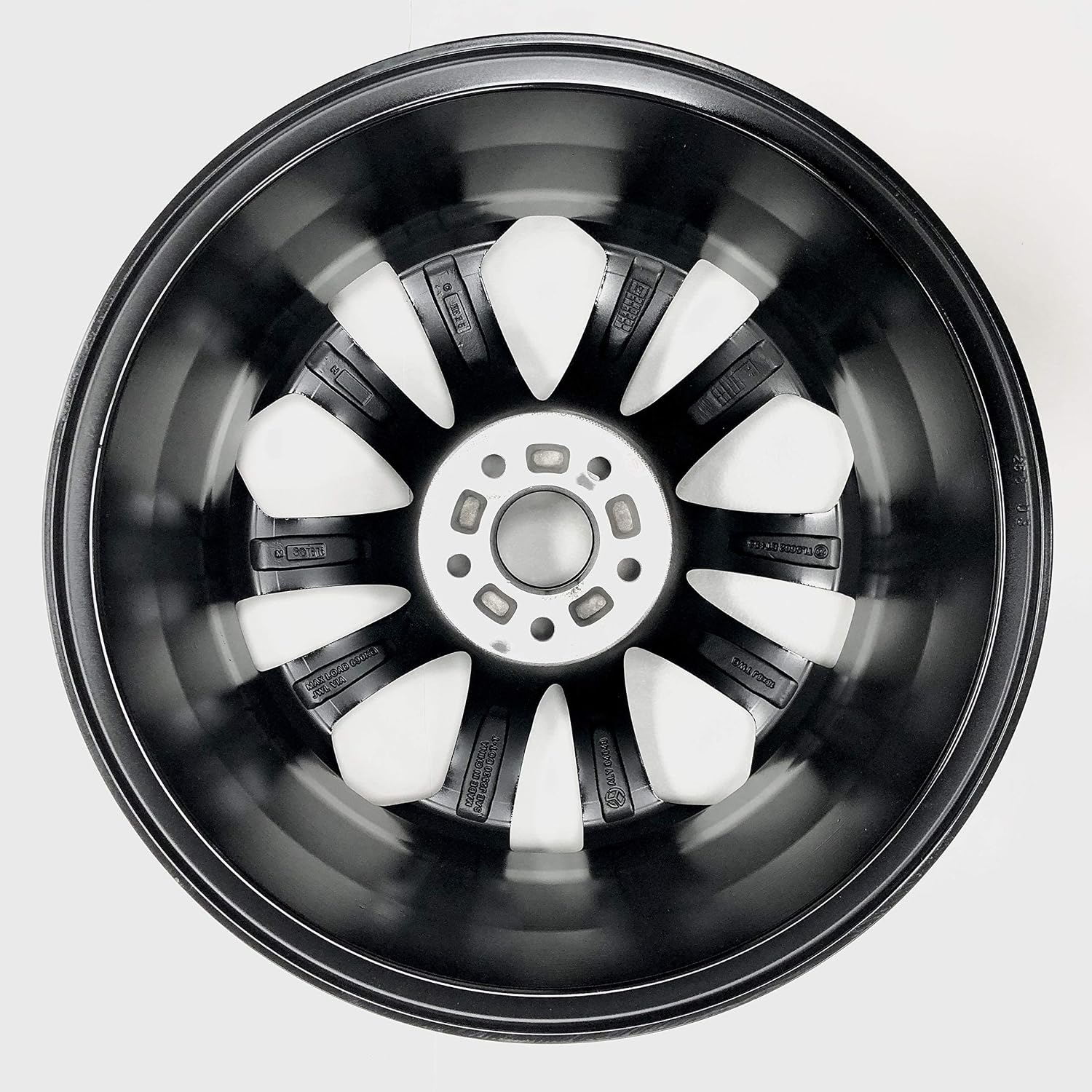 18" New Single 18x8 Alloy Wheel For 2013-2015 Honda Accord Machined Black OEM Design Replacement Rim