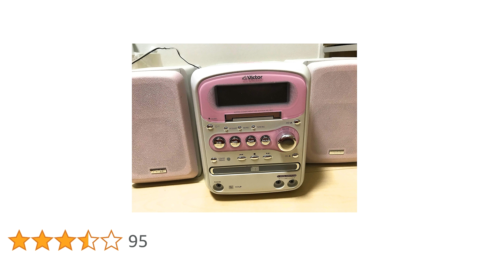 【動作確認済】 Victor ビクター UX-QX1 MDコンポ MDデッキ Amazon.co.jp: JVCケンウッド ビクター マイクロコンポーネント