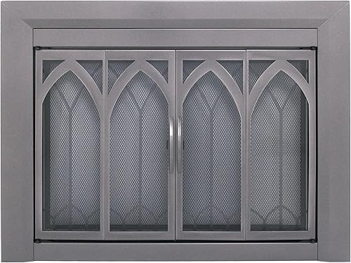 Miniatura 6 de Pleasant Hearth Puerta de cristal para chimenea Collin Collection