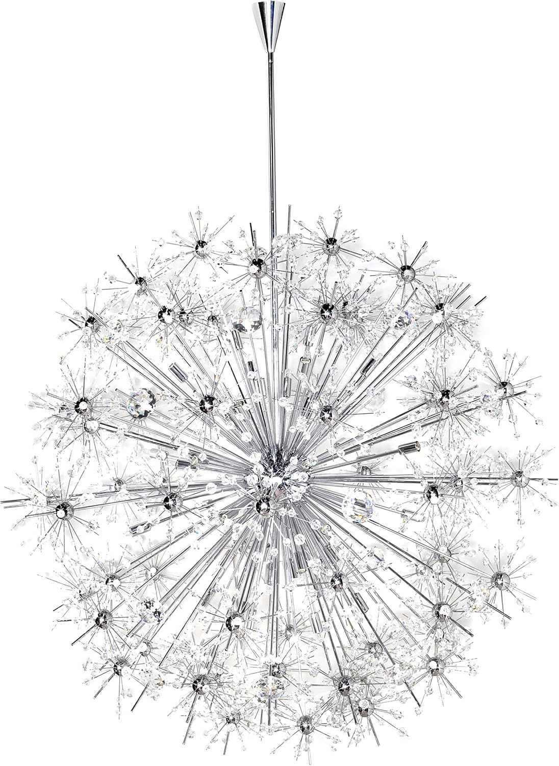Maxim Starfire-Forty Light Chandelier in Crystal style-44 Inches Wide by 62 inches high