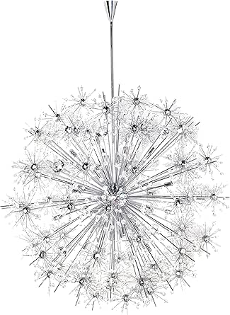 Maxim Starfire-Forty Light Chandelier in Crystal style-44 Inches Wide by 62 inches high
