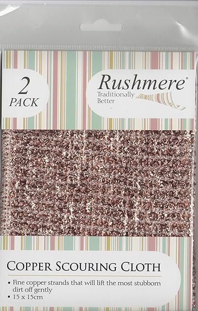 Rushmere Copper Scourer 2 pack (15cm x 15cm)