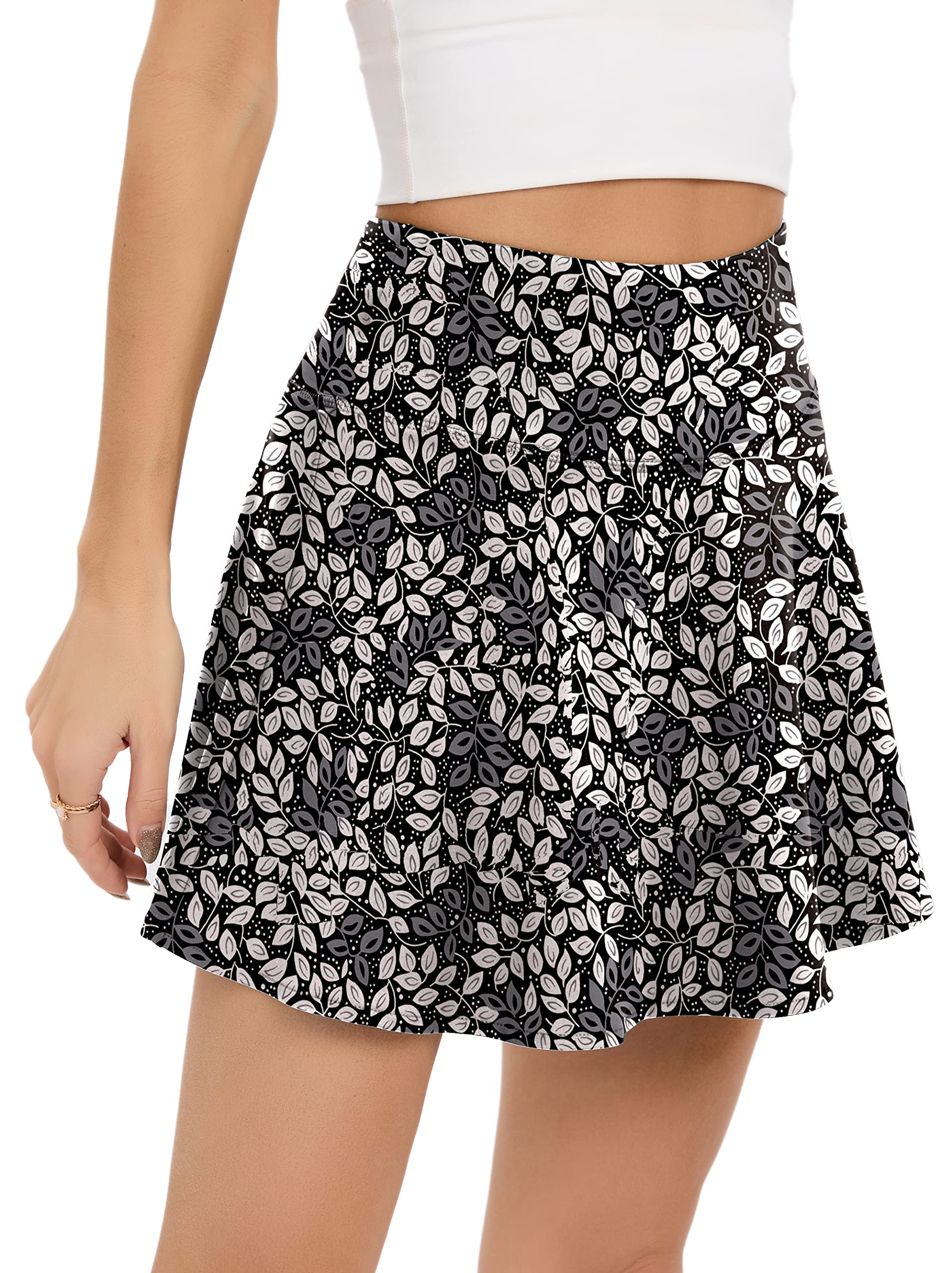 Jhsnjnr Falda plisada de tenis para mujer con bolsillos, pantalones cortos de cintura alta, atlética, para golf y correr