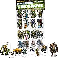 Vista 1 de Arcknight - Figuras temáticas en miniatura planas de plástico: para juego de Calabozos y Dragones 5e, Pathfinder y otros juegos de Rol, 62 figuras