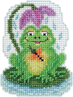 My Pad Beaded Counted Cross Stitch Ornament Kit Mill Hill 2020 Spring Bouquet MH182015