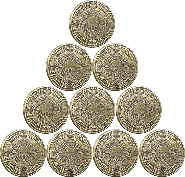 Memento Mori Challenge Coin Elevate Your Daily Stoic Practice with Amor Fati Medallion - A Perfect Stoicism Gift and EDC Metal Token for Embracing Lifes Moments Pack of 10