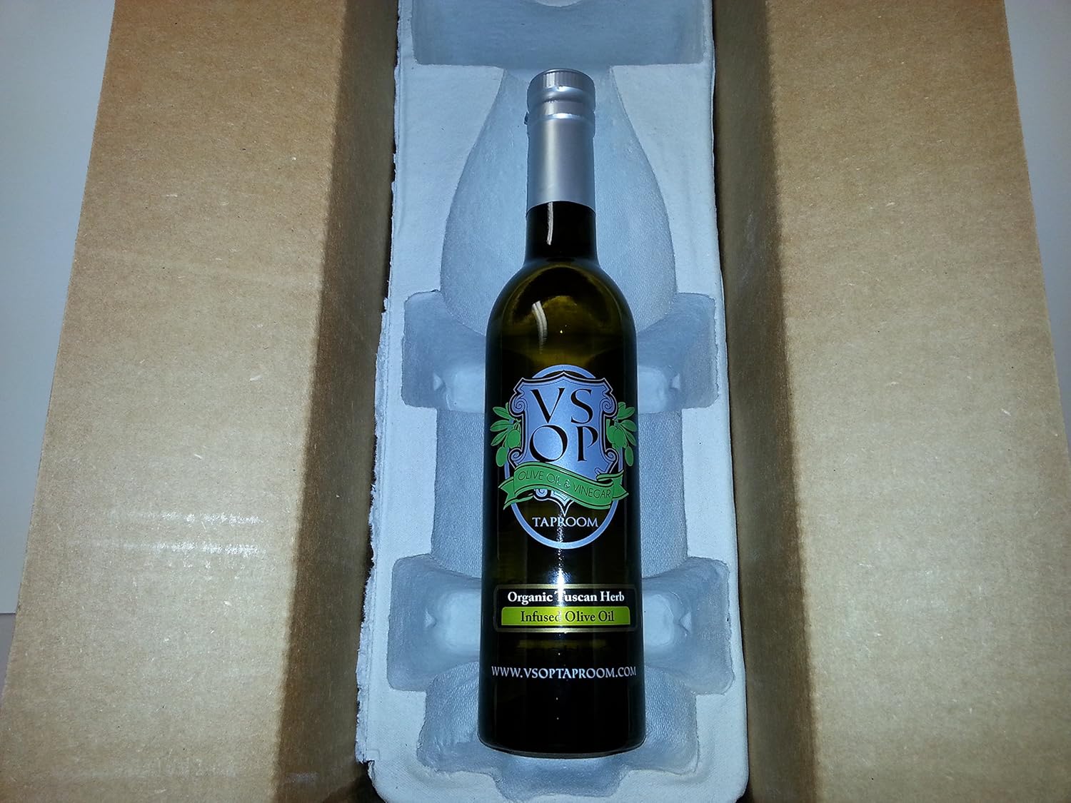 VSOP Organic Tuscan Herb Infused Extra Virgin Olive Oil (375 ml / 12.68 oz)