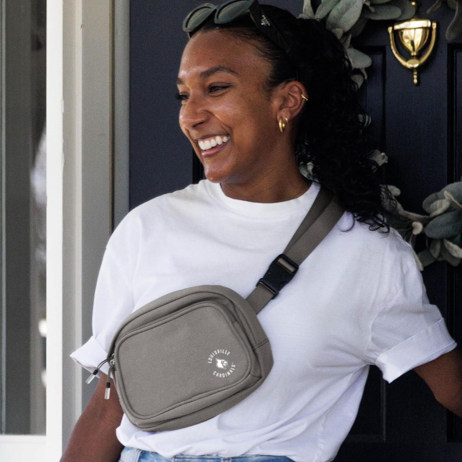 Logo Brands NCAA Everyday Belt Bag – Compact, Adjustable, Fashionable For Women & Girls, Sporty Fan Gear for Gameday & Everyday Use