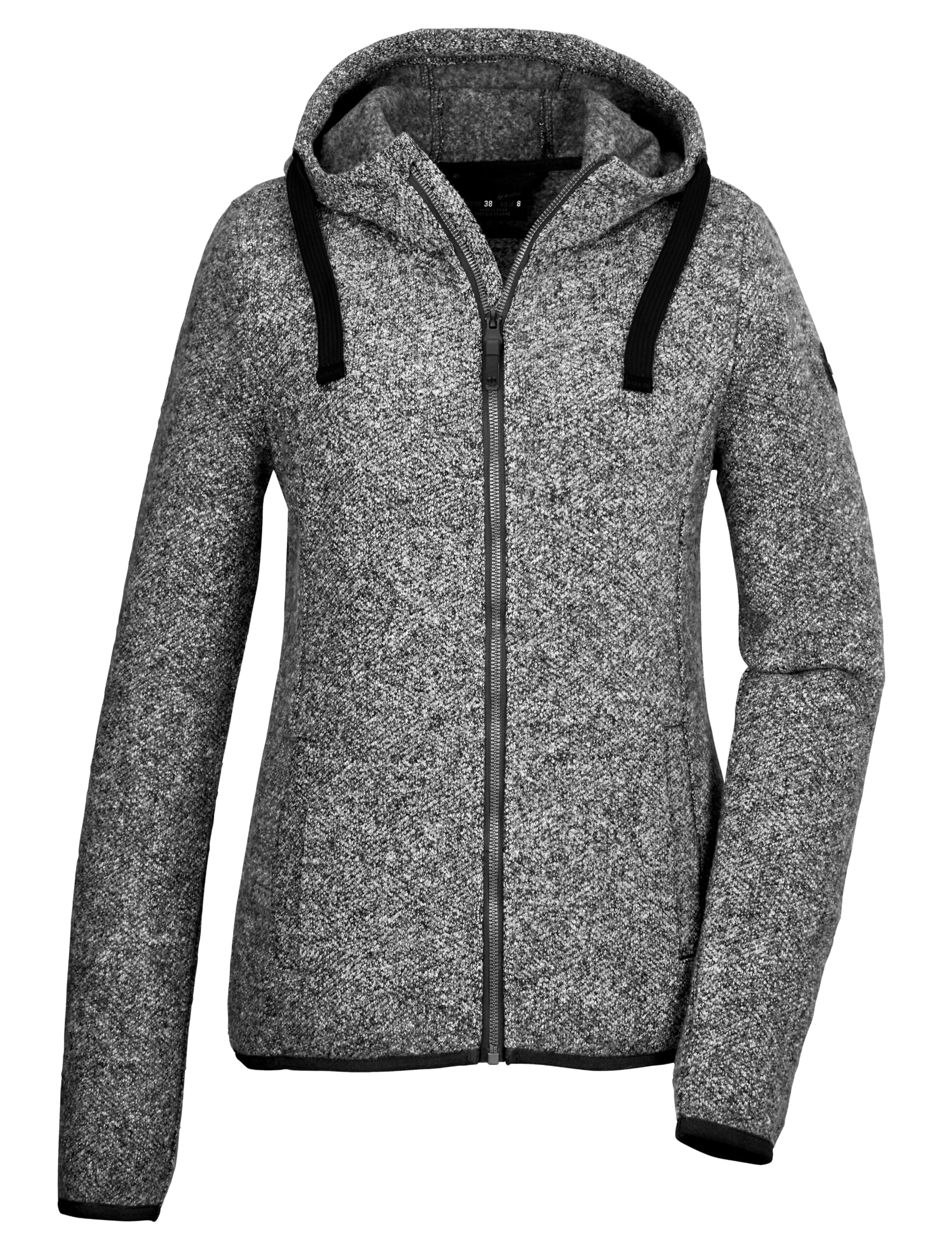 G.I.G.A. DX Damen Gw 52 Wmn Kntflc Jckt Strickfleecejacke/Fleecejacke mit Kapuze