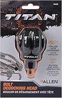 Vista 10 de Allen Company Titán Crossbow Bolt De-Cocking Head, roscas de flecha estándar AMO/ATA, silicona/acero, negro
