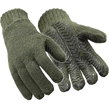 RefrigiWear Fleece Lined Insulated Wool Grip Gloves - Warm Work Glove