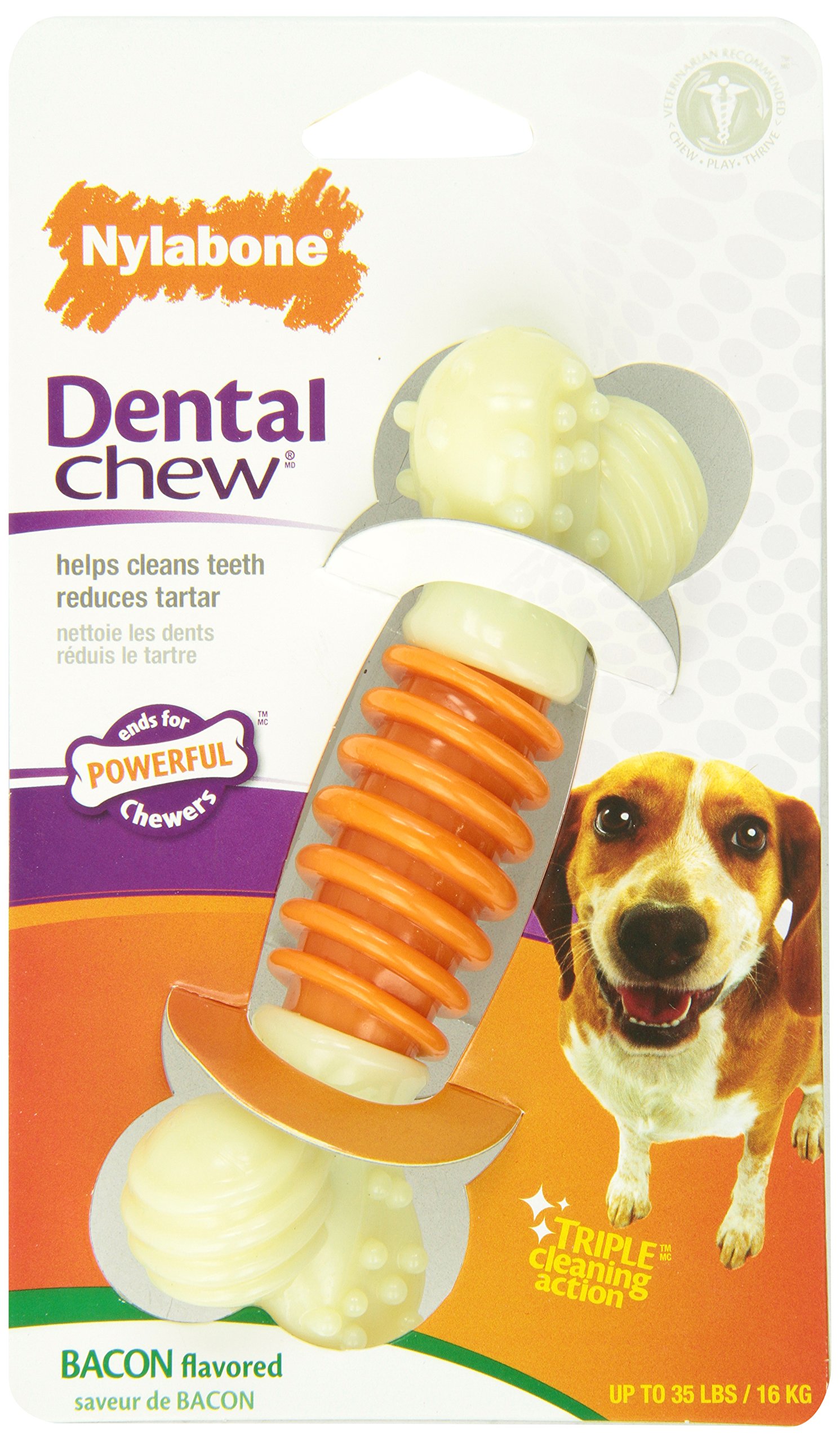 Nylabone, Extremo Cuidado Dental Juguete para Perros masticables multitextura, Juguete masticable para Perros de hasta 16 kg