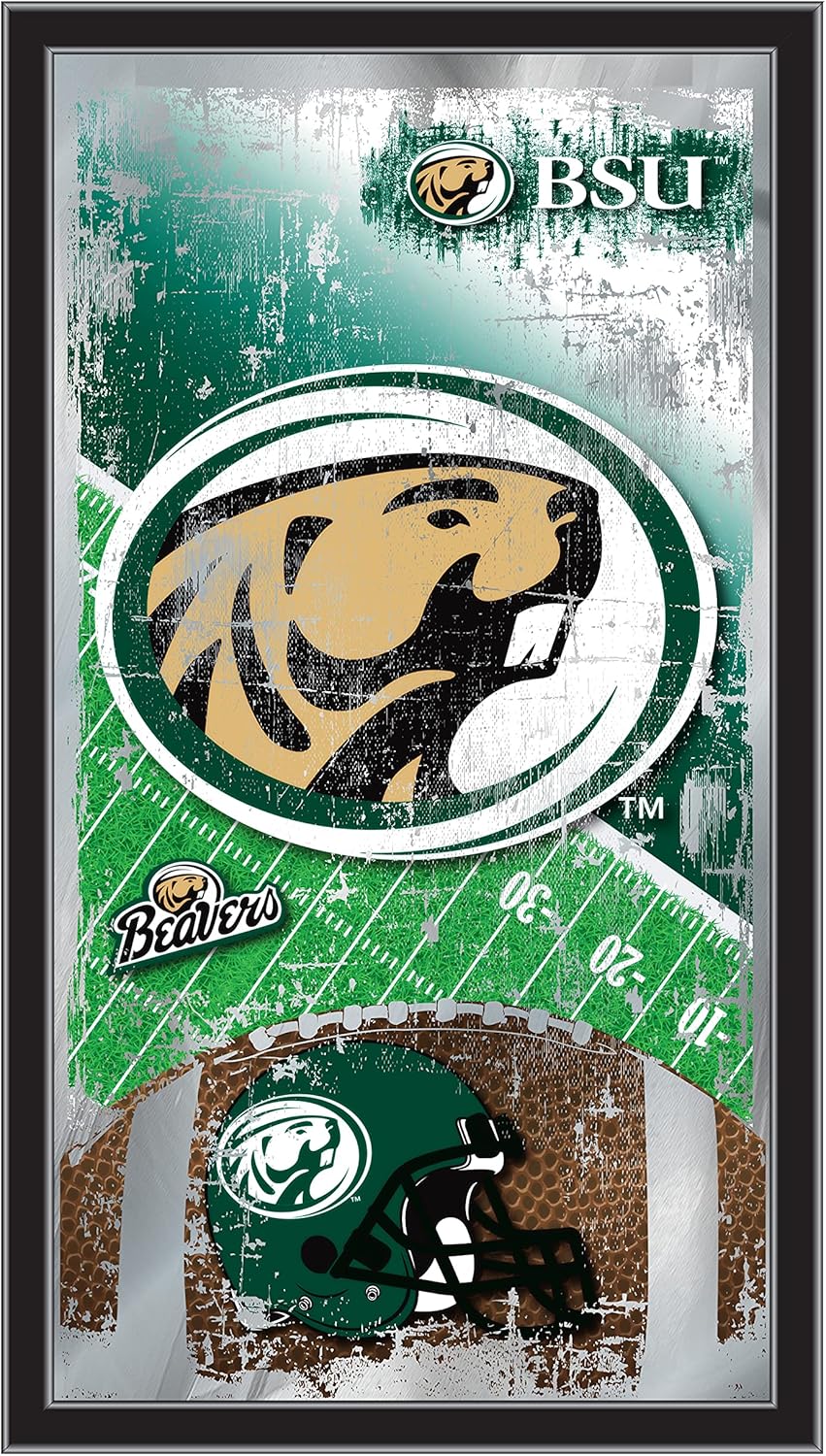 Holland Bar Stool Co. Bemidji State 15" x 26" Football Mirror by The