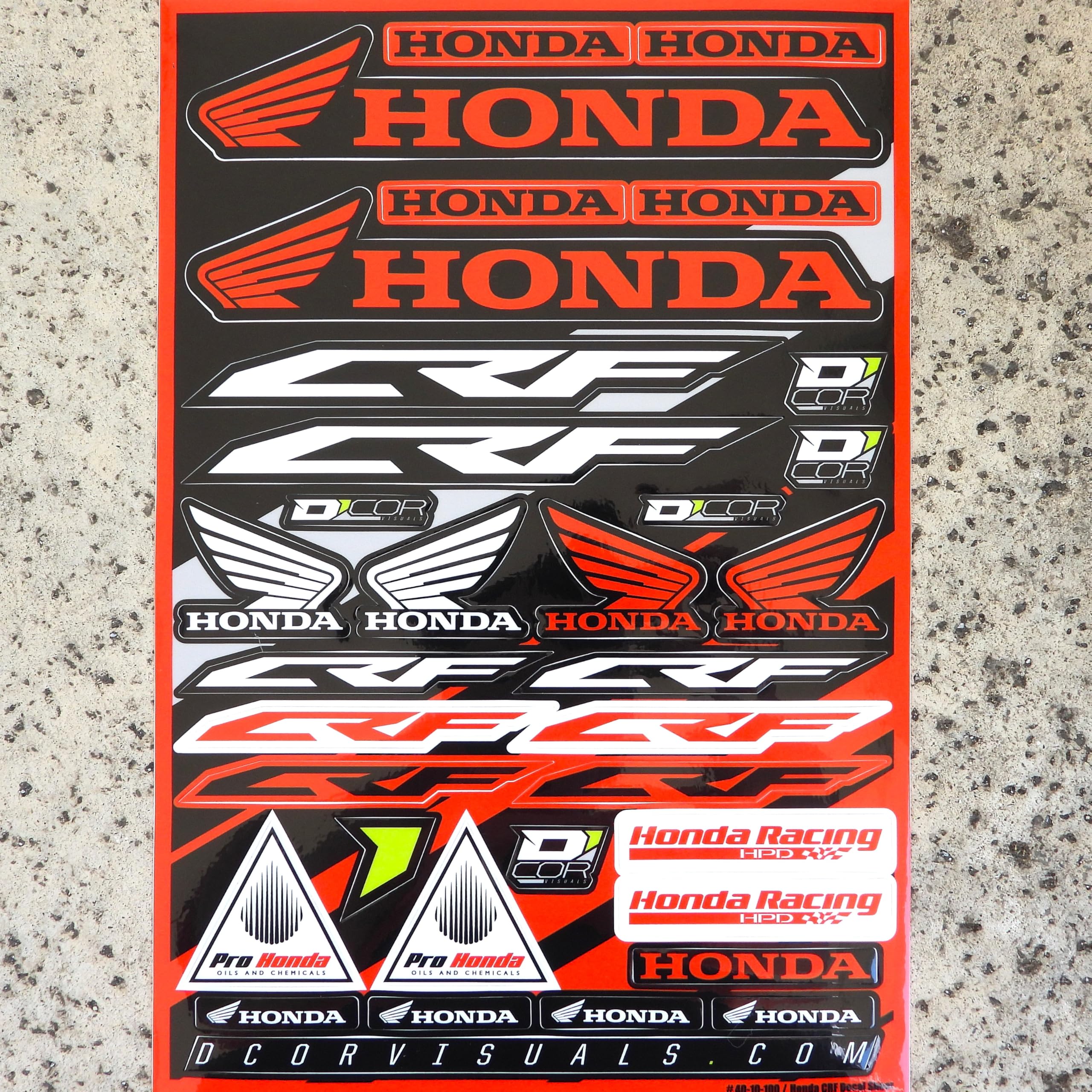 Decals Stickers Graphics Compatible with Honda CR CRF 50 70 60 80 85 100 110 125 230 250 450 480