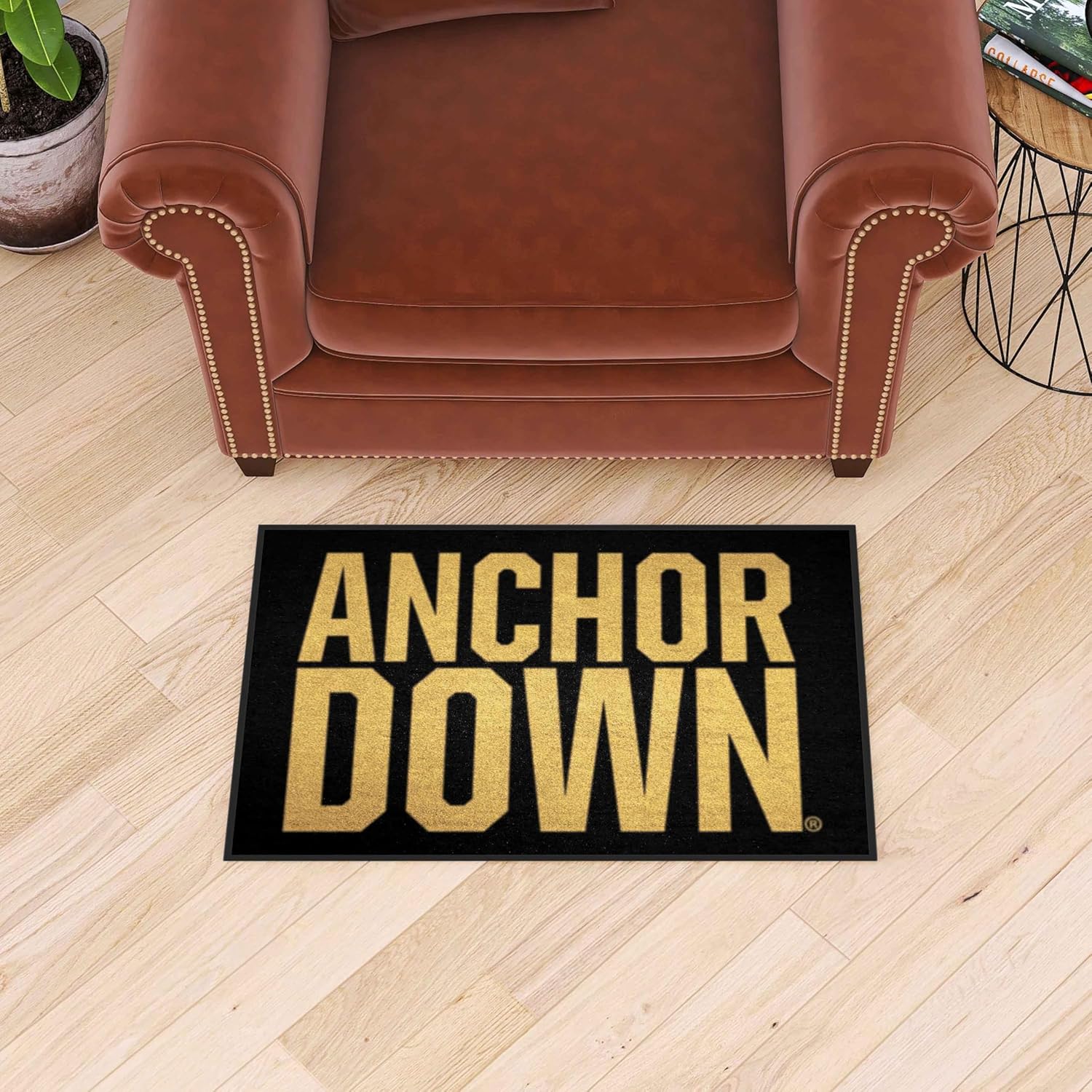 FANMATS 33455 NCAA - Vanderbilt Starter Mat Accent Rug - 19in. x 30in. Slogan Design| Sports Fan Home Decor Rug and Tailgating Mat